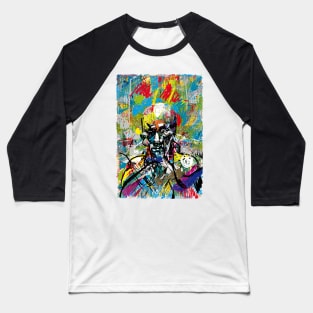 Art - Abstract Expressive Painting Baseball T-Shirt